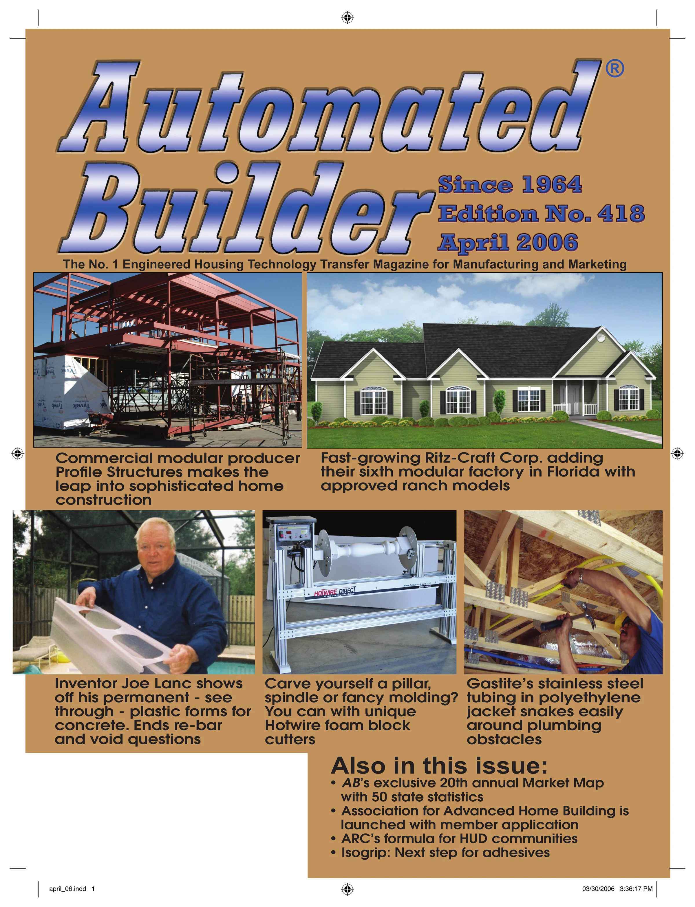April 2006 Automated Builder Magazine